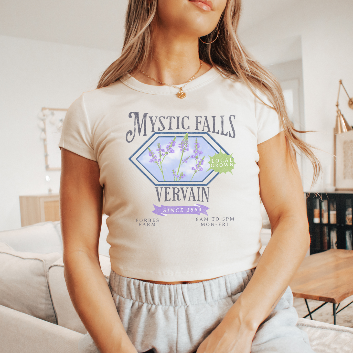 Local Vervain Baby Tee