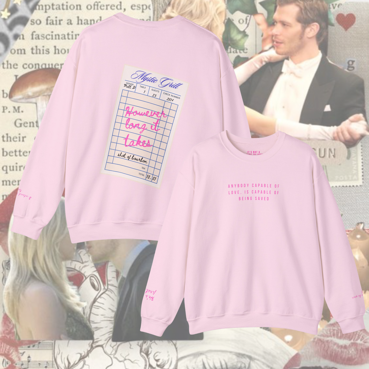 Klaroline Check Crewneck