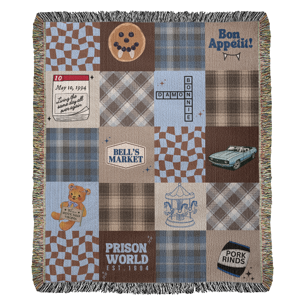 Prison World Woven Blanket
