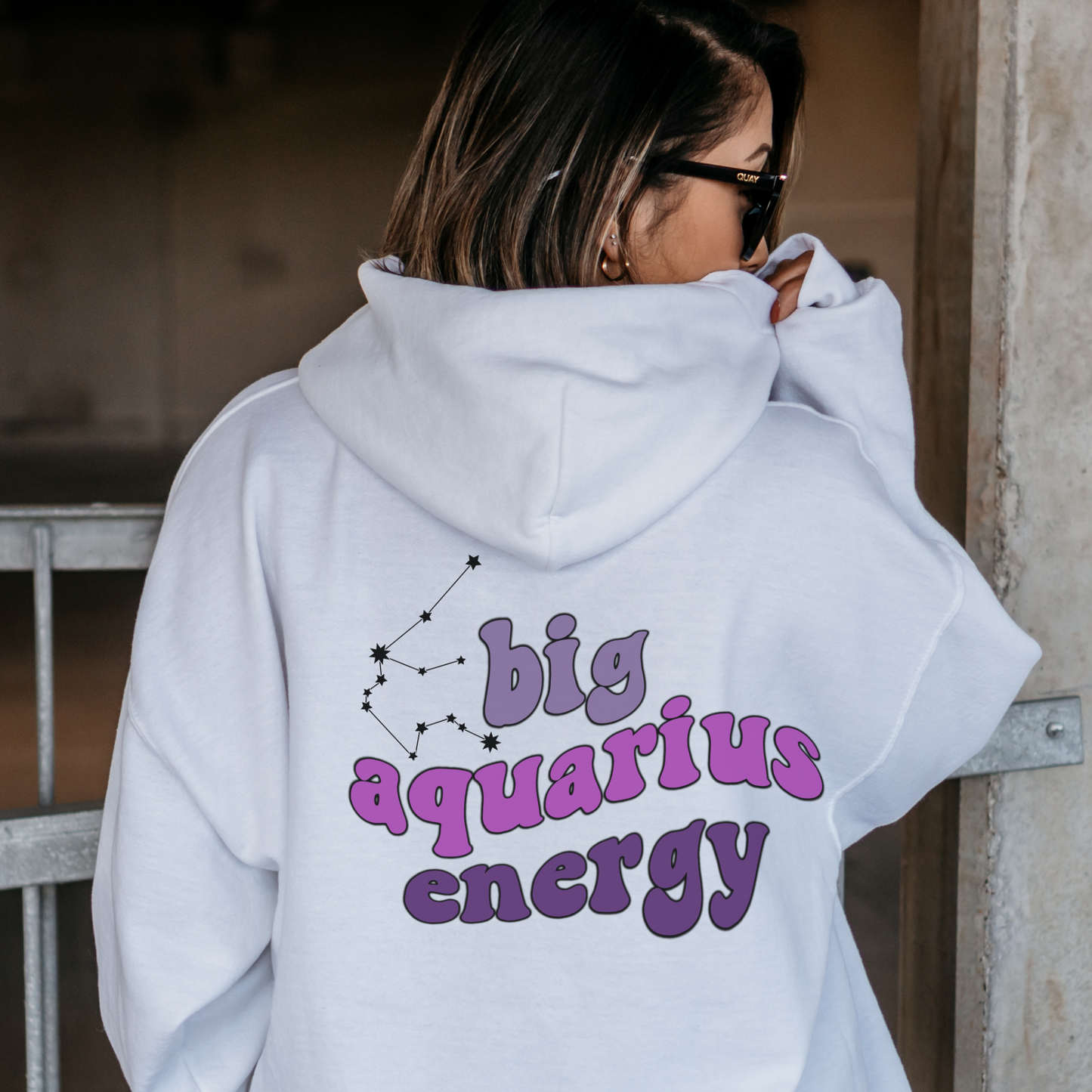 Big Aquarius energy Hoodie, Aquarius Sweatshirt, Astrology lover gift, Zodiac sweatshirt, Xmas gift for Aquarius , Astrology