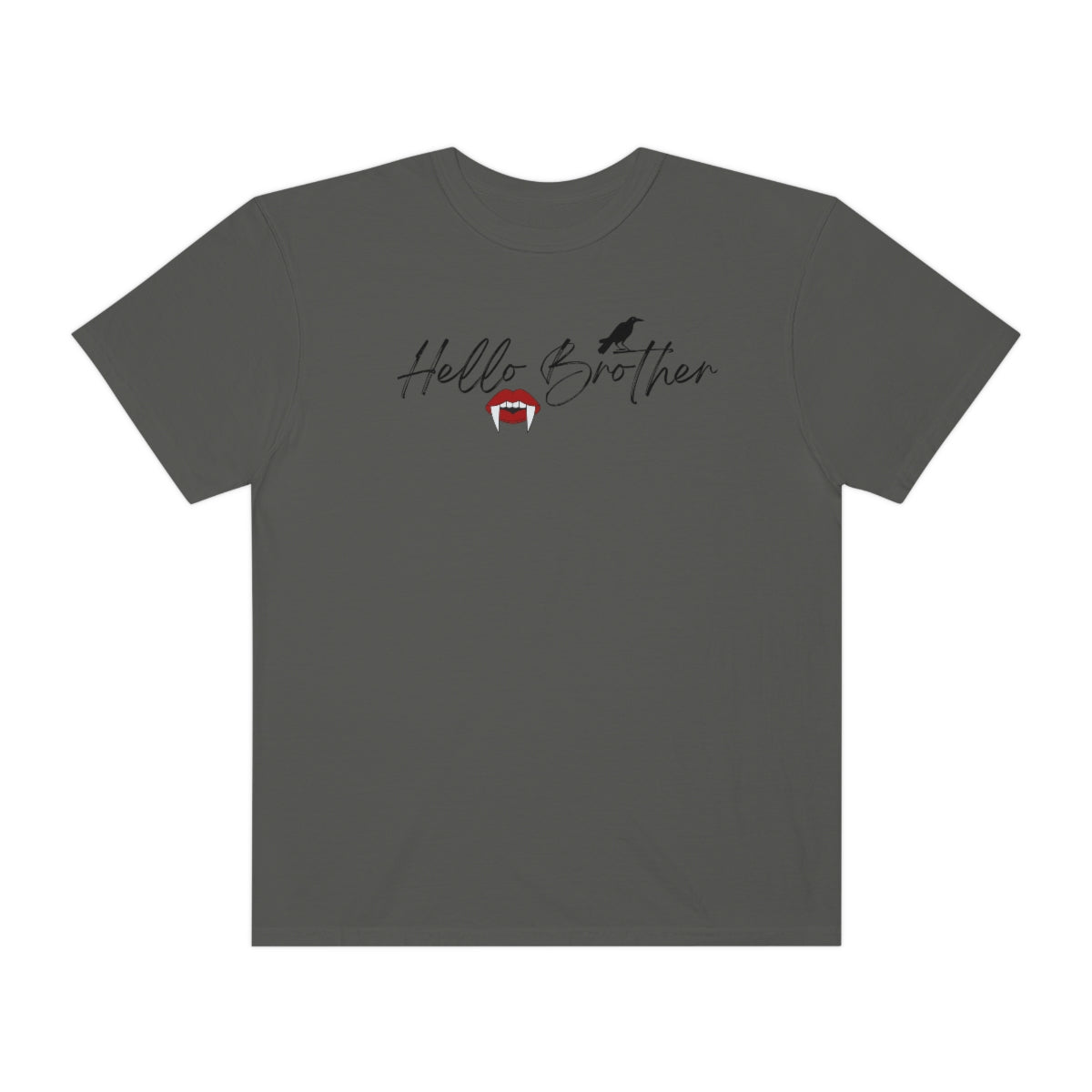 Hello Brother Vampire Diaries Shirt, TVD Shirt, Damon Salvatore Shirt, Oversized Vampire Shirt, TVD Fan Shirt