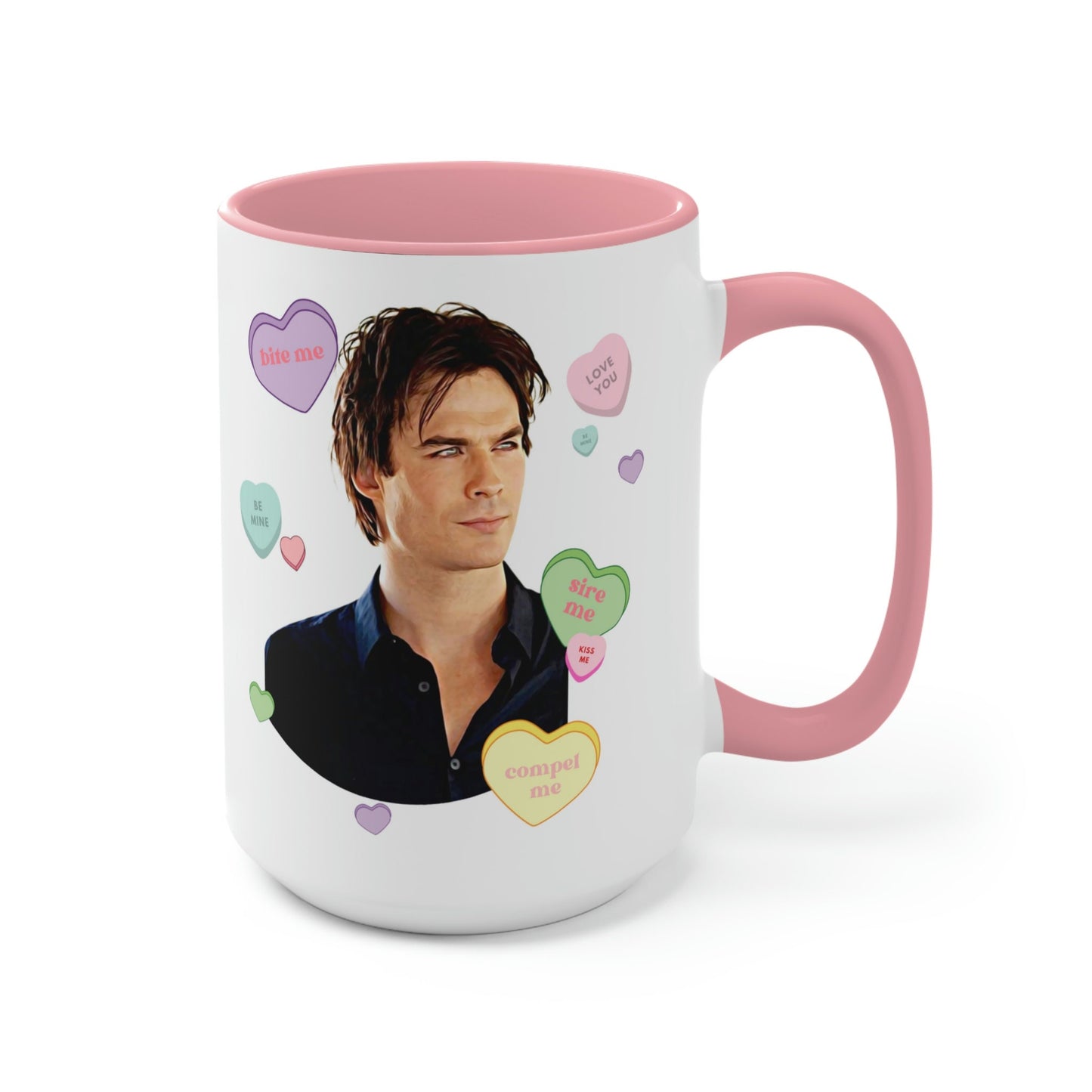 Damon Salvatore Mug, Damon Salvatore Valentine's Day gift, Valentine's Day mug, TVD coffee mug, TVD fan gift