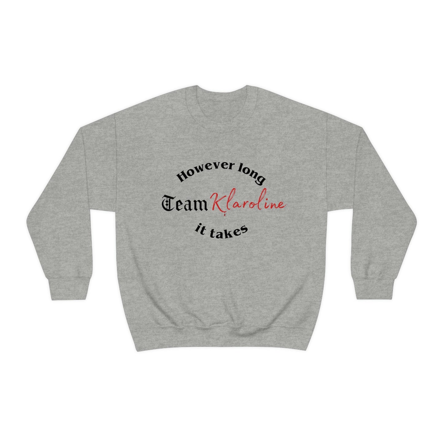 Team Klaroline Sweatshirt, TVD sweatshirt, Tvd merch, TVD apparel, Klaus Mikaleson, The Vampire diaries, TVD gift