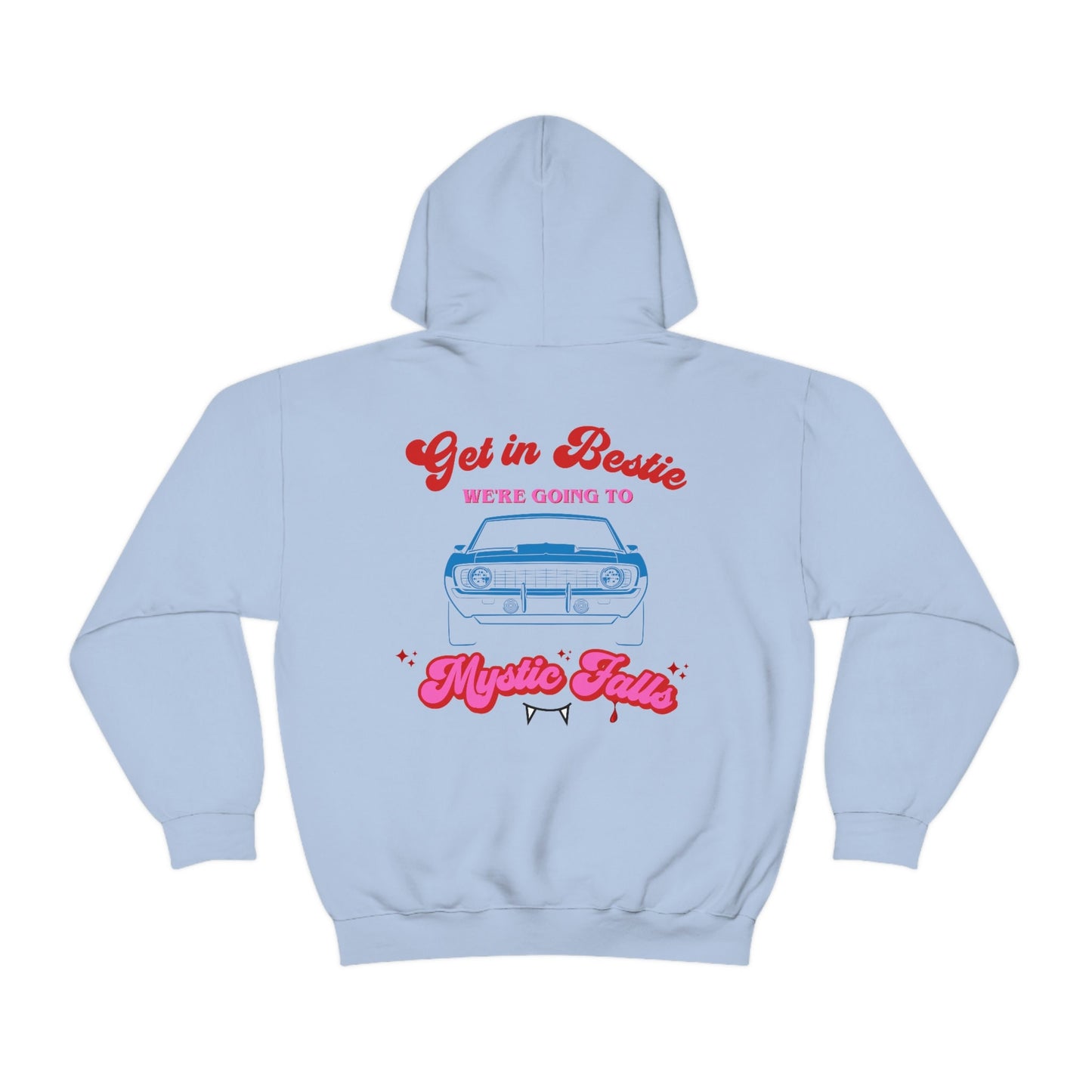 Mystic Falls Hoodie, TVD hoodie, Salvatore brothers, TVD apparel, tvd merch, tvd fan gift, The Vampire diaries, Tvd gift