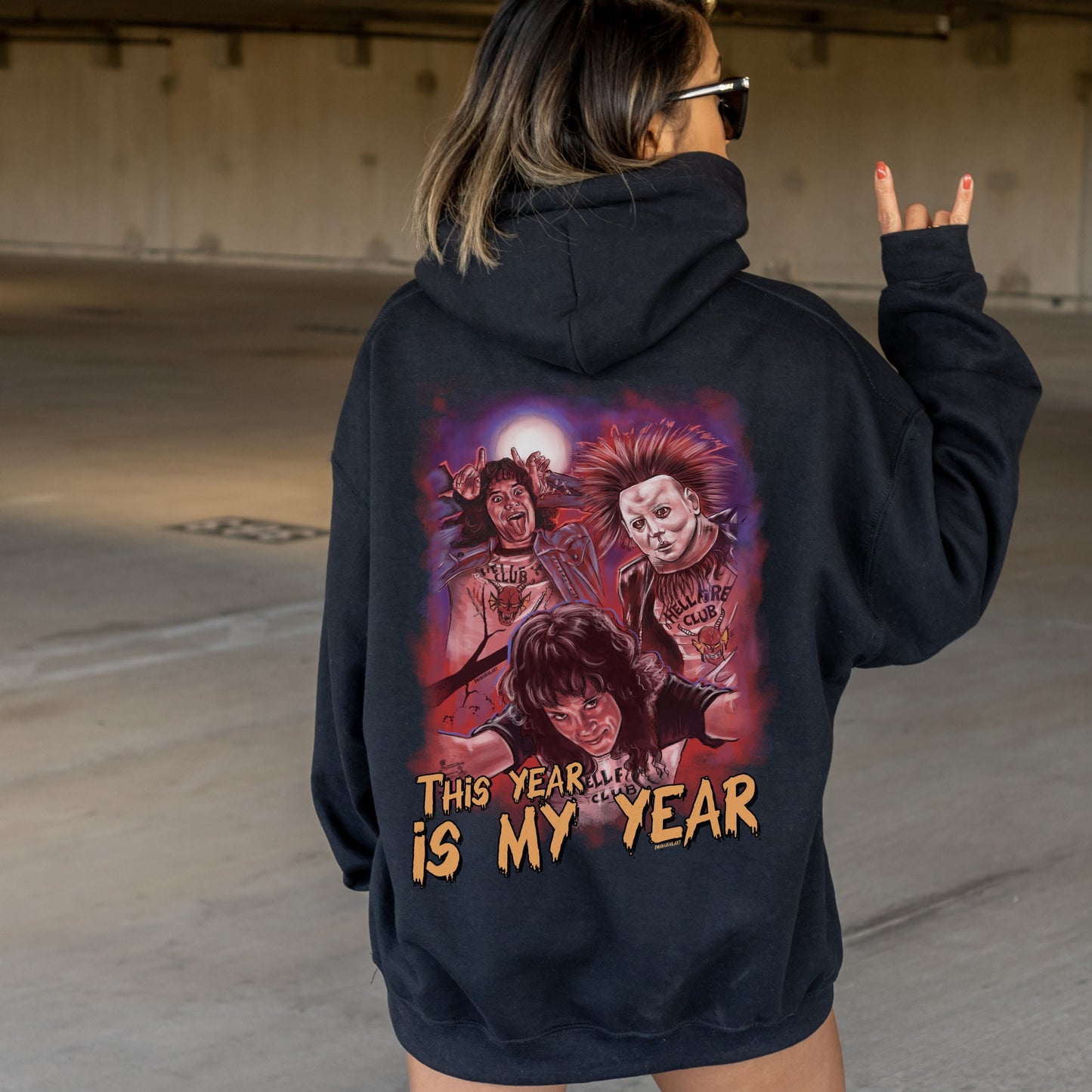 Eddie Munson Hoodie, Eddie Munson, Eddie Munson art, Eddie Munson Fan gift, Chrissy Wakeup, Horror Hoodie, Eddie munson costume