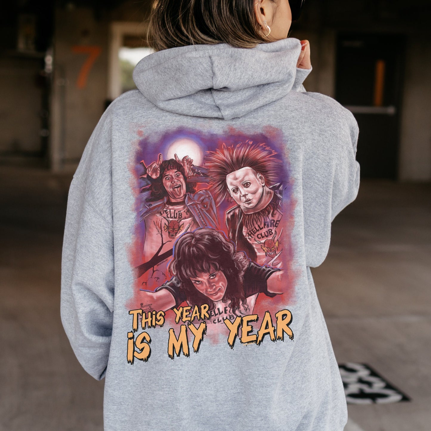 Eddie Munson Hoodie, Eddie Munson, Eddie Munson art, Eddie Munson Fan gift, Chrissy Wakeup, Horror Hoodie, Eddie munson costume