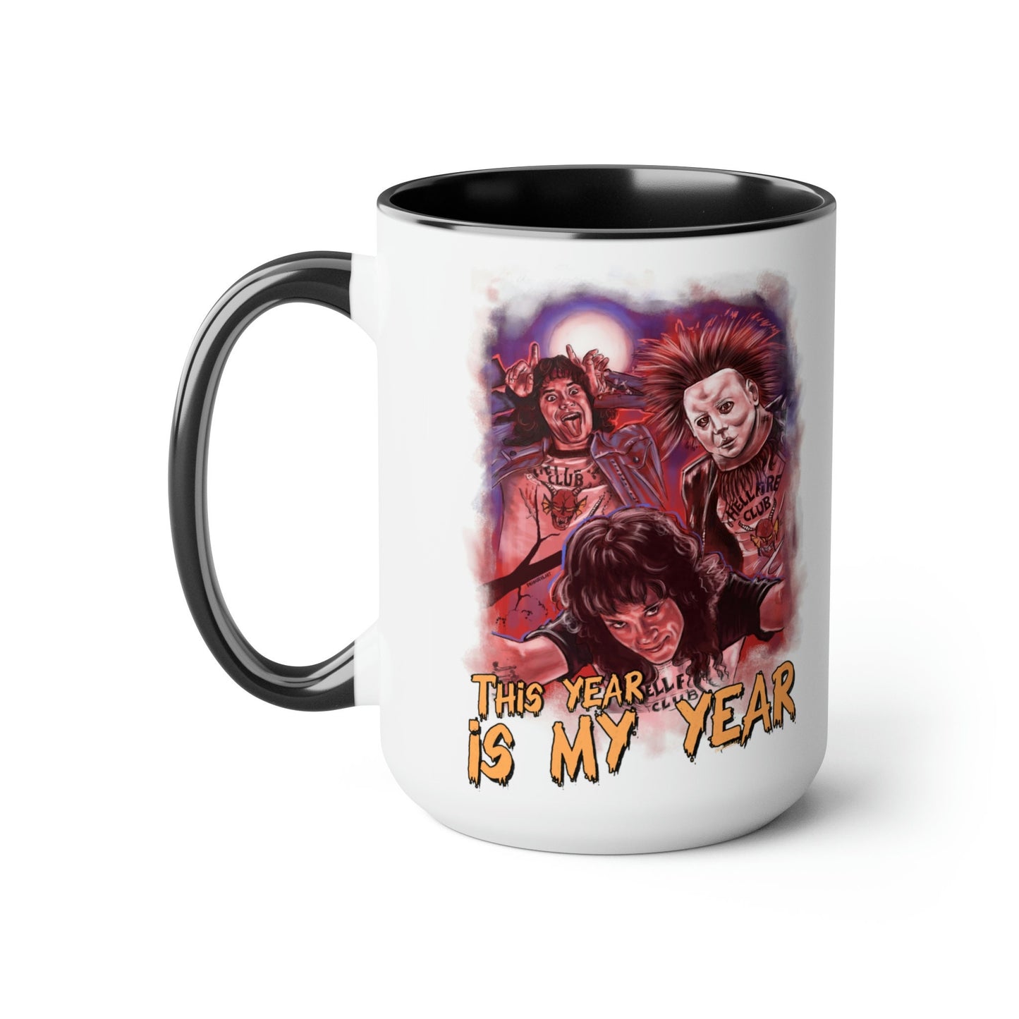 Eddie Munson mug, Horror Mug, Halloween Mug, Stranger Characters, Hawkins mug, Horror aesthetic, Chrissy Wake up