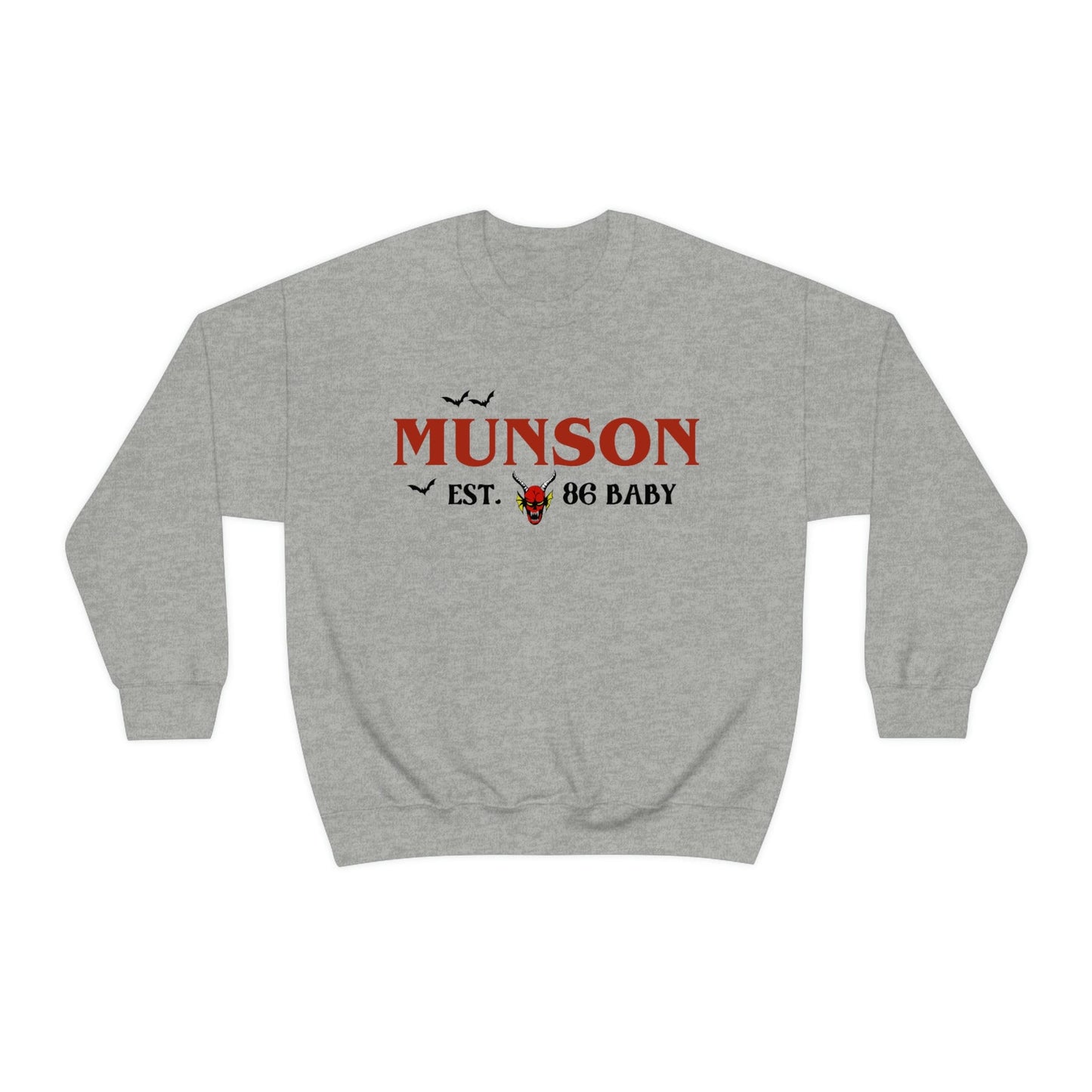 Eddie Munson Crewneck, Eddie Munson fan, Eddie Munson merch, Horror merch, Horror fan, Hawkins High, Eddie hoodie, 86 baby