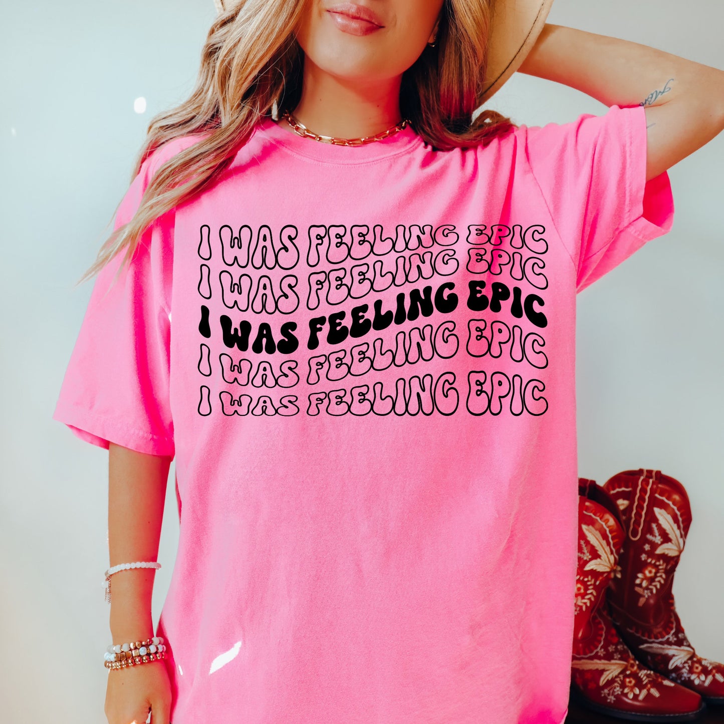 I was feeling Epic, TVD Shirt, Stefan Salvatore, TVD merch, Tvd fan gift, Mystic Falls shirt, Damon Salvatore, Tvd apparel
