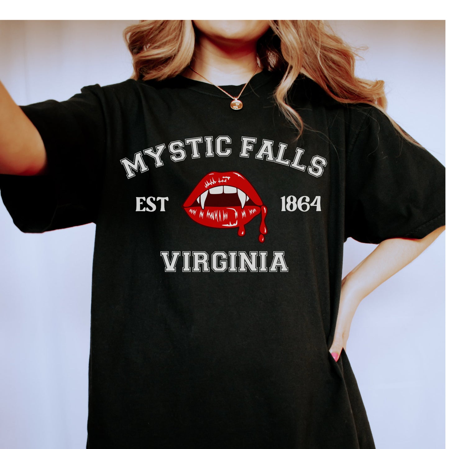 Mystic Falls shirt, Damon Salvatore shirt,TVD Shirt, Stefan Salvatore, TVD merch, Tvd fan gift, Mystic Falls merch, tvd