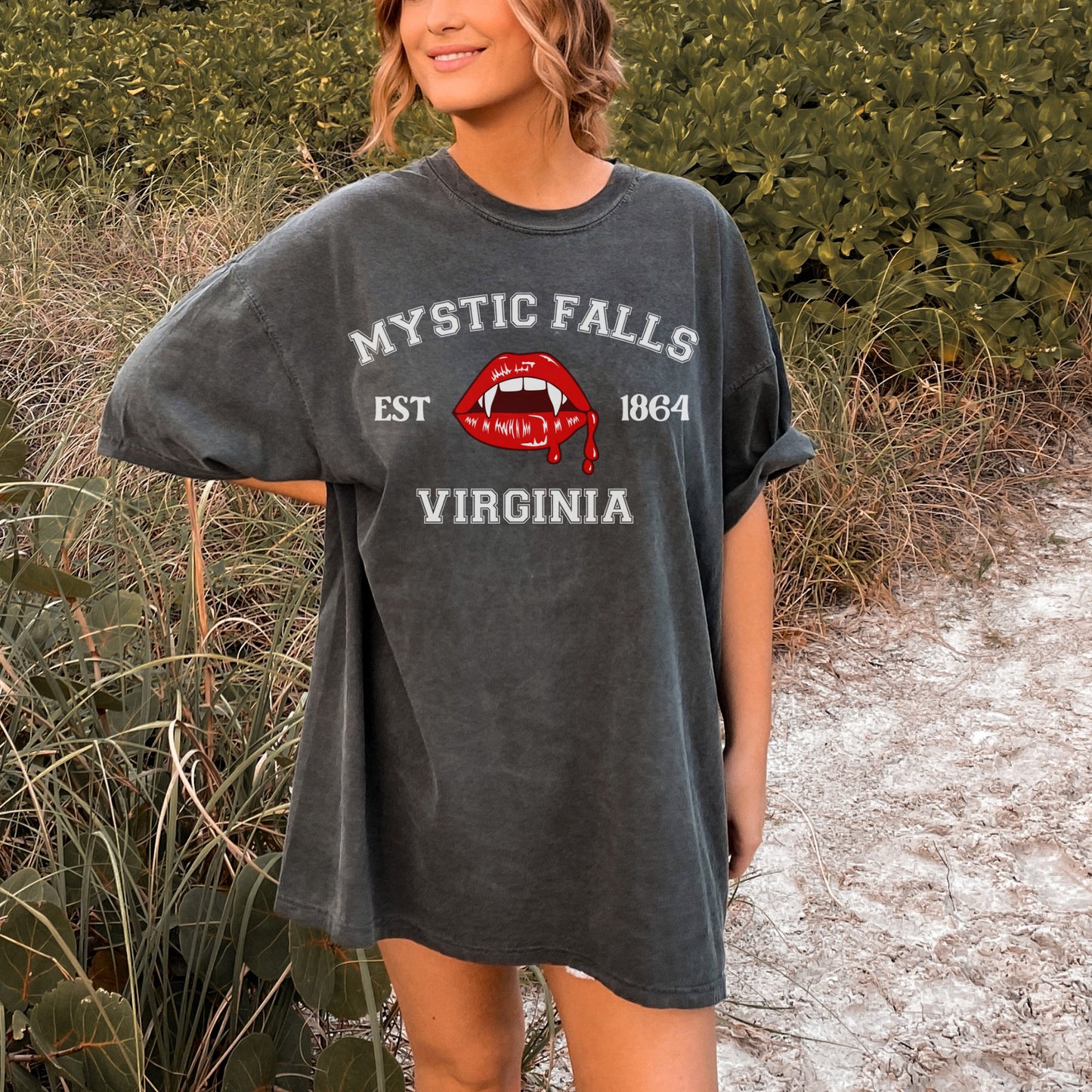 Mystic Falls shirt, Damon Salvatore shirt,TVD Shirt, Stefan Salvatore, TVD merch, Tvd fan gift, Mystic Falls merch, tvd