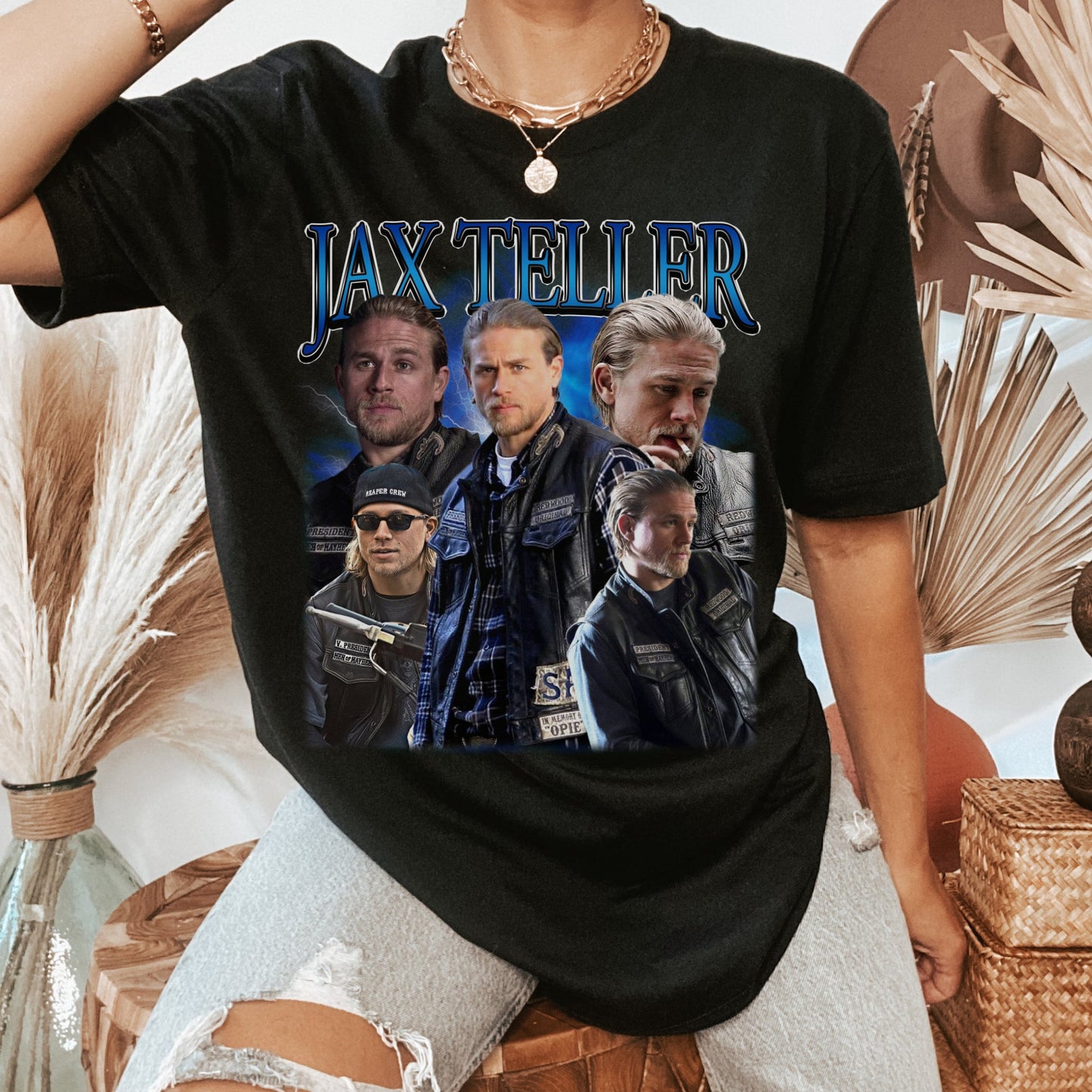 Jax Teller Shirt, SOA shirt, Vintage Jax teller Shirt, SAMCRO shirt, Reaper crew shirt, Biker Shirt, Jax teller gift, Comfort Colors