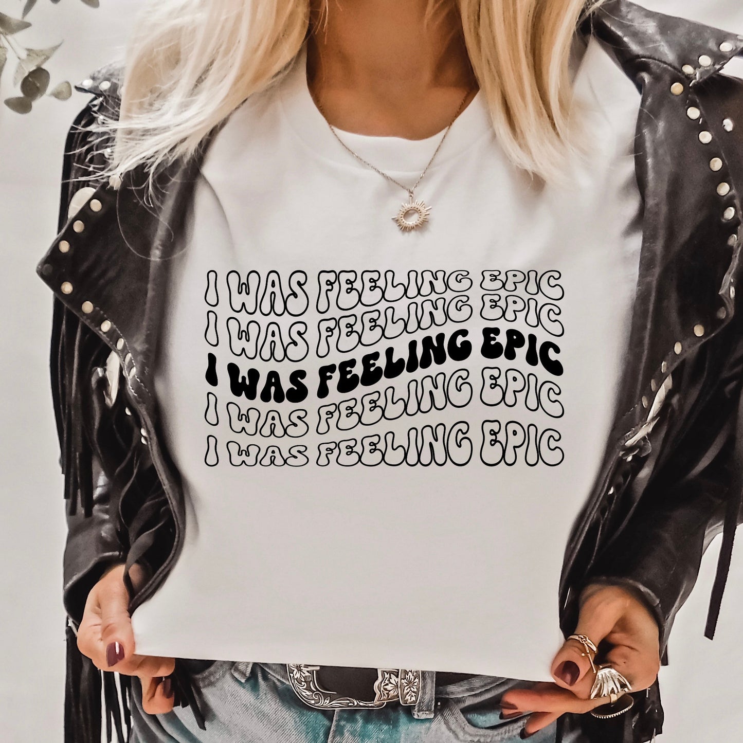 I was feeling Epic, TVD Shirt, Stefan Salvatore, TVD merch, Tvd fan gift, Mystic Falls shirt, Damon Salvatore, Tvd apparel