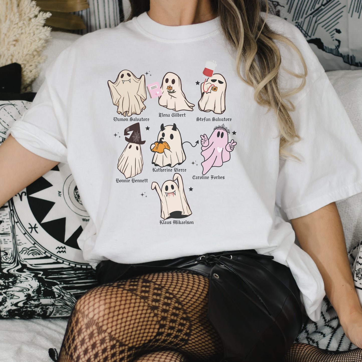 TVD Halloween shirt, tvd merch, tvd gift, comfort colors, salvatore brothers, tvd fan, Damon salvatore