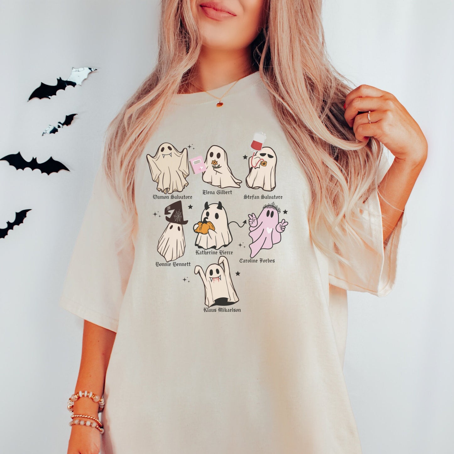 TVD Halloween shirt, tvd merch, tvd gift, comfort colors, salvatore brothers, tvd fan, Damon salvatore