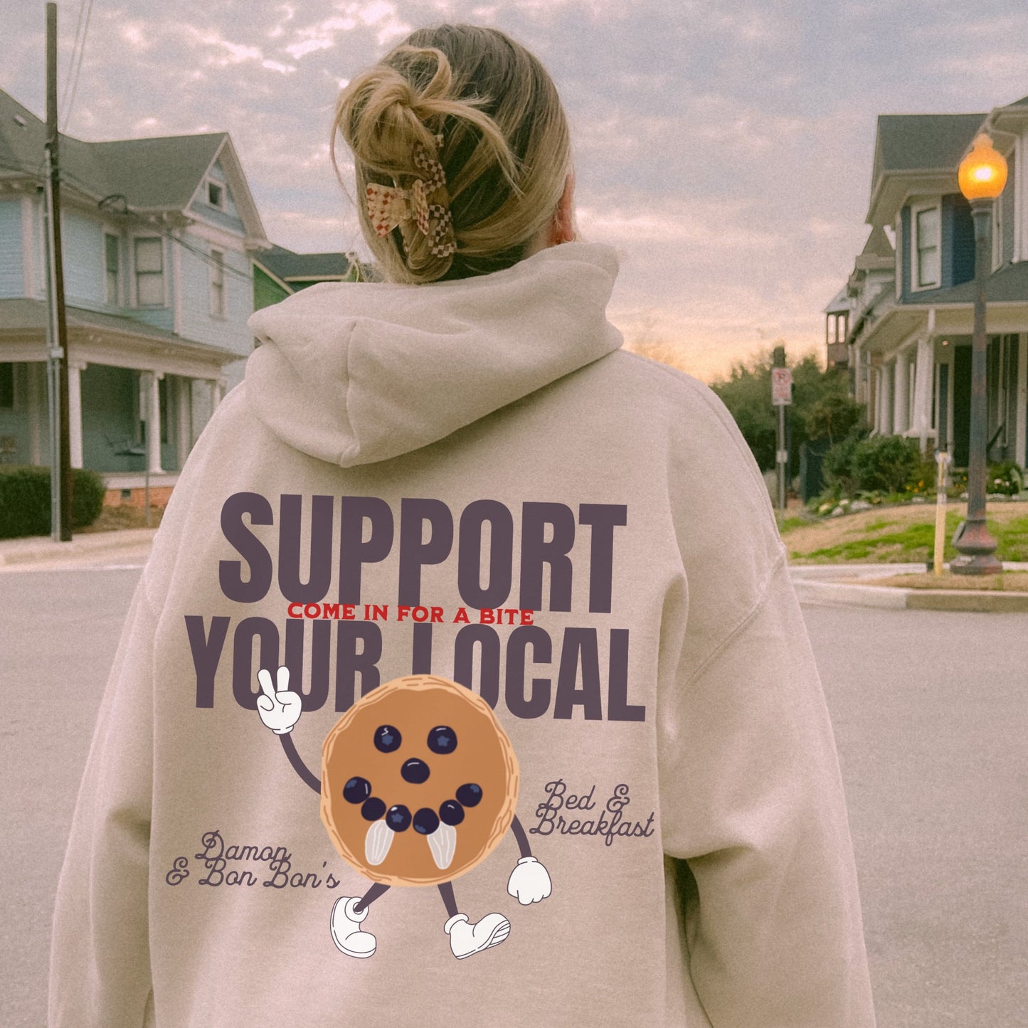 TVD Hoodie, Damon Salvatore merch, Prision World Shirt, Bonnie Bennett shirt, Tvd fan gift, Mystic Falls Hoodie, tvd merch