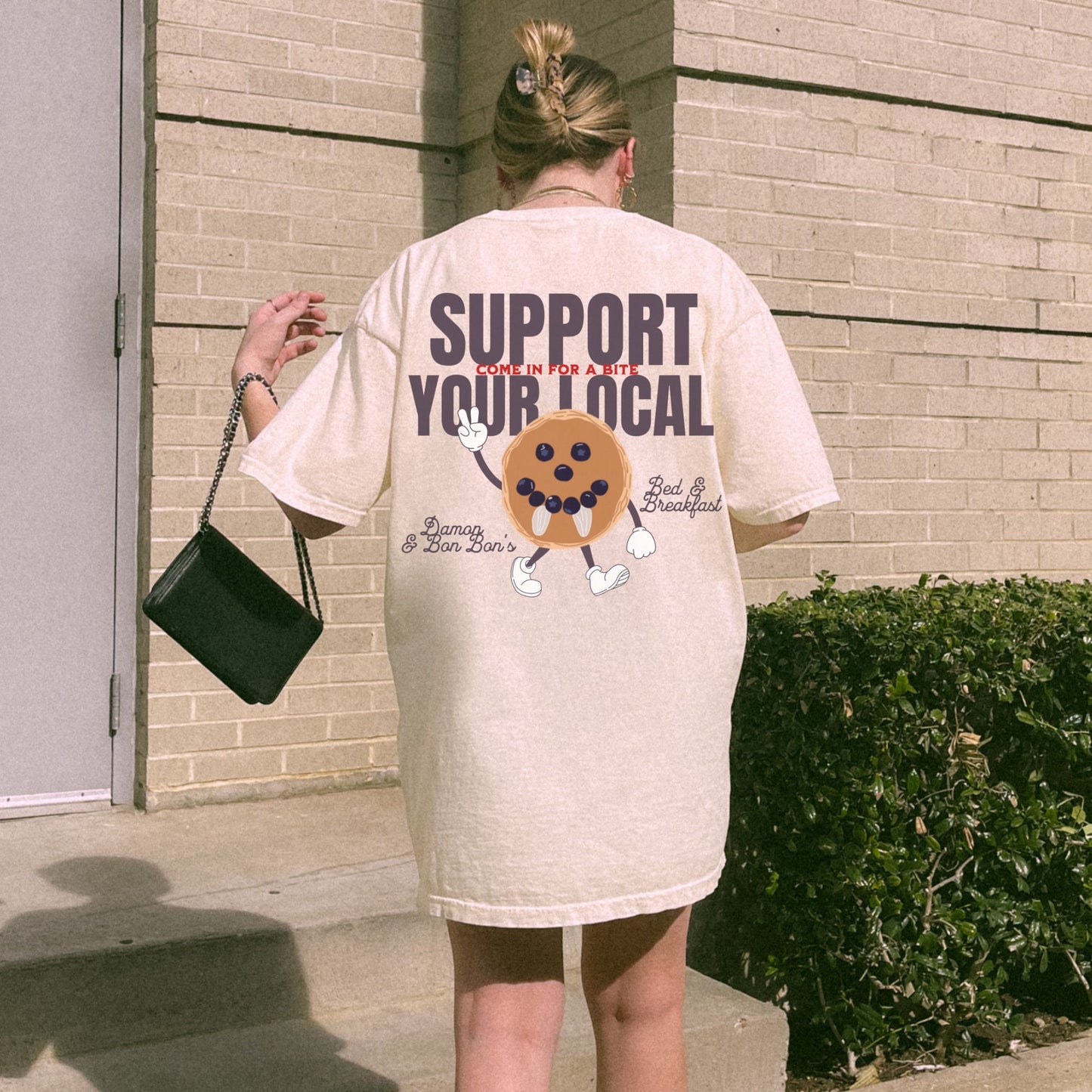 TVD Hoodie, Damon Salvatore merch, Prision World Shirt, Bonnie Bennett shirt, Tvd fan gift, Mystic Falls Hoodie, tvd merch