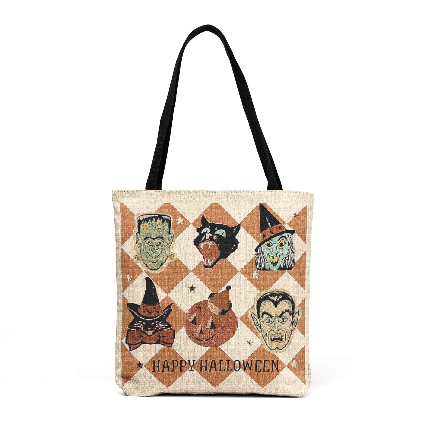Happy Halloween Woven Tote