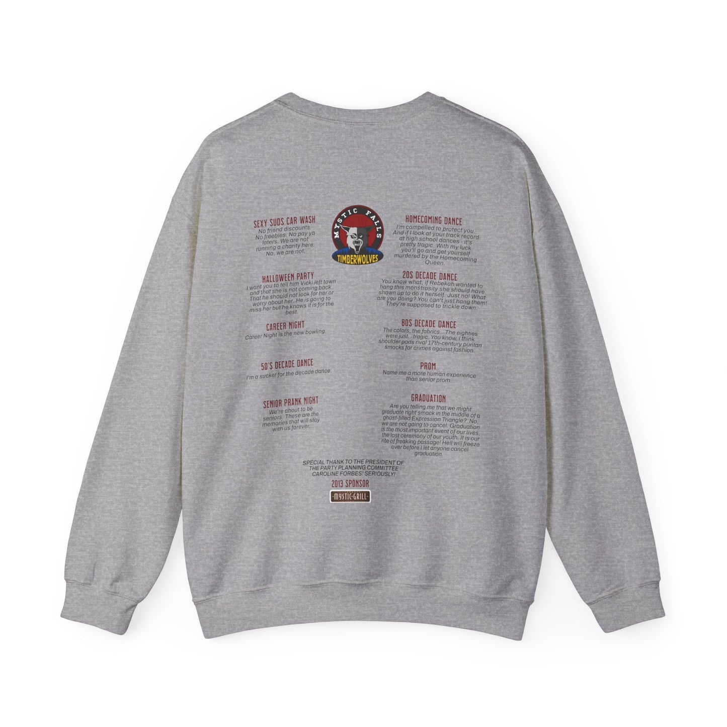 Mystic Falls 2013 Senior Crewneck