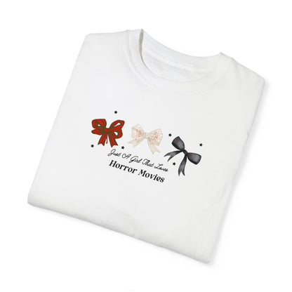 Just A Girl That Loves Horror Movies Shirt