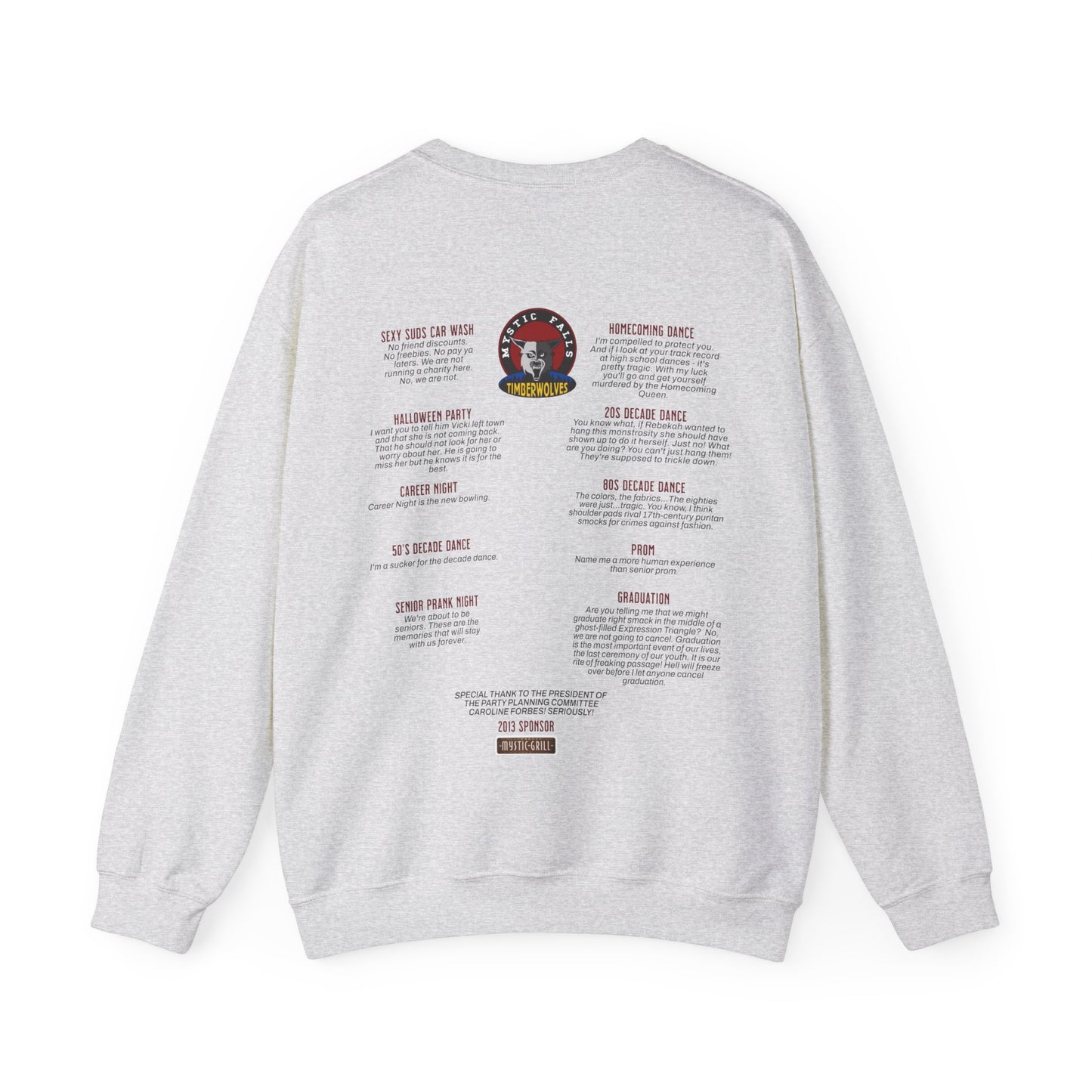 Mystic Falls 2013 Senior Crewneck