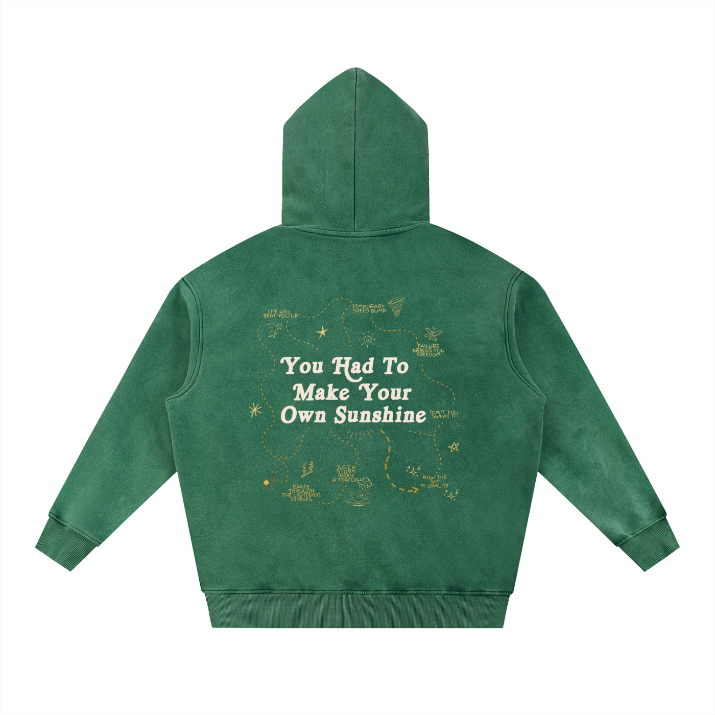 Opalite Vintage Oversized Cozy Hoodie