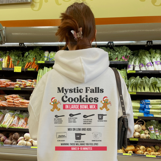 Mystic Falls Cookies Hoodie, TVD Hoodie, TVD Xmas hoodie