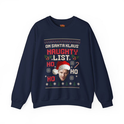 Santa Klaus Naughty List Crewneck