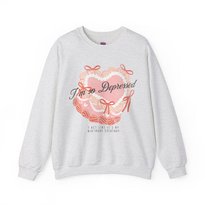 I'm so Depressed Crewneck