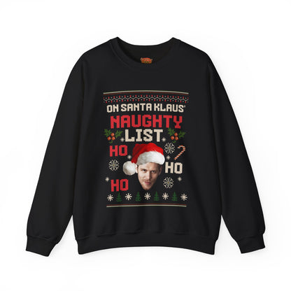 Santa Klaus Naughty List Crewneck