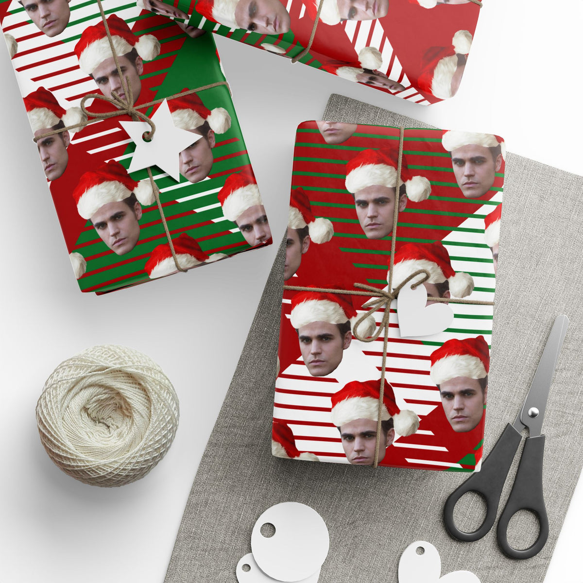 Stefan Xmas Wrapping Paper – Dee*Charmed