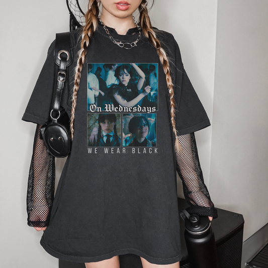 On Wednesdays We Wear Black Tshirt