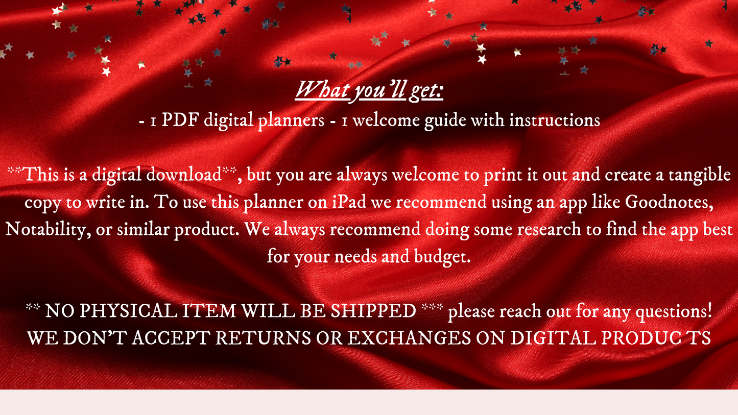 2024 TVD Planner for iPad