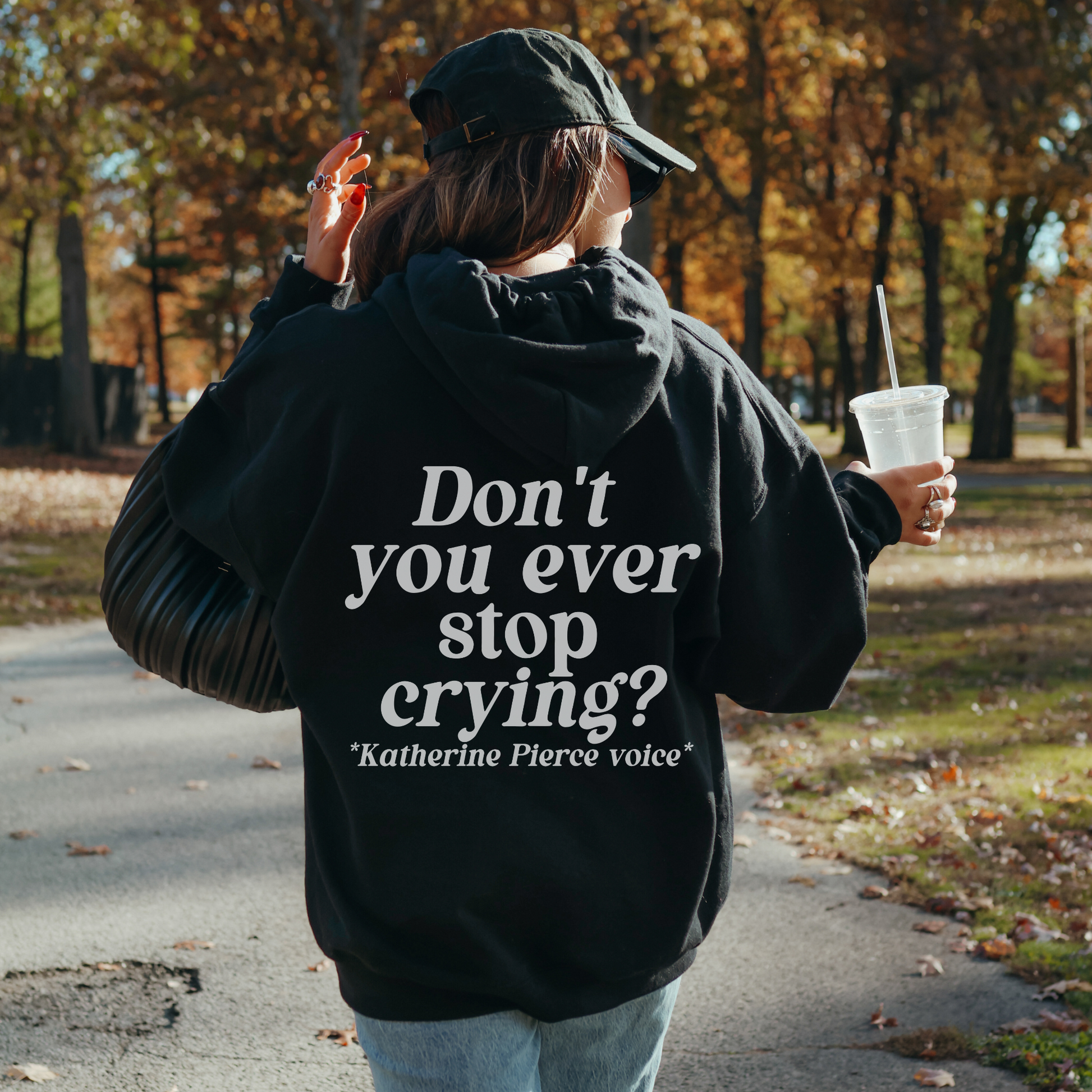 Stop crying deals hoodie
