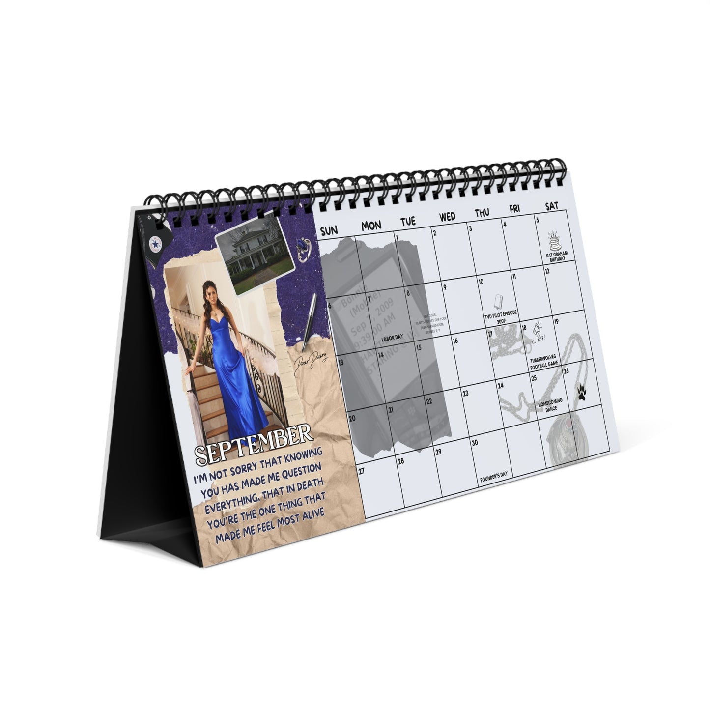 TVD Desk Calendar 2026