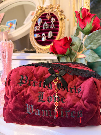 Pretty Girls Love Vamps Makeup Bag