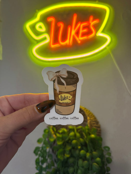 Coffee Coffee Coffee Sticker