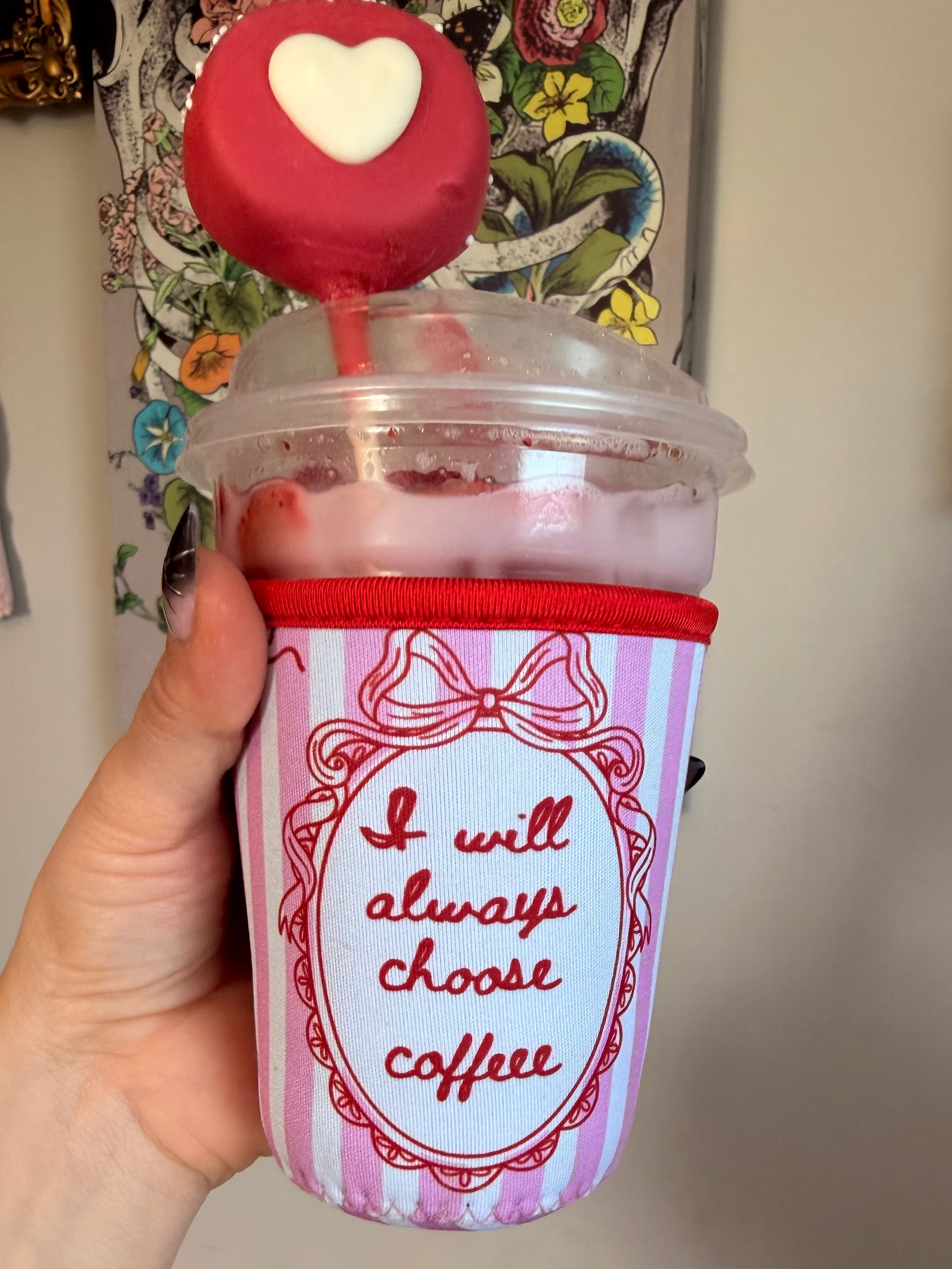 I Will Always Choose Coffee Sleeve