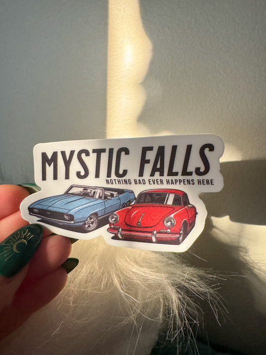 Mystic Falls Cars Sticker