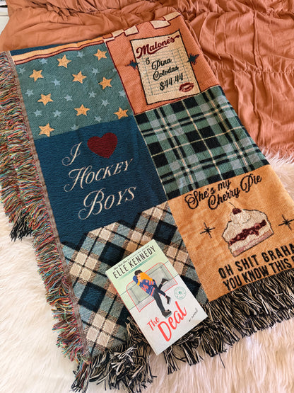Puck Bunny Woven Blanket
