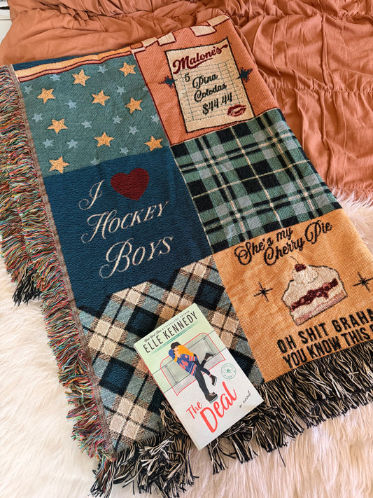 Puck Bunny Woven Blanket