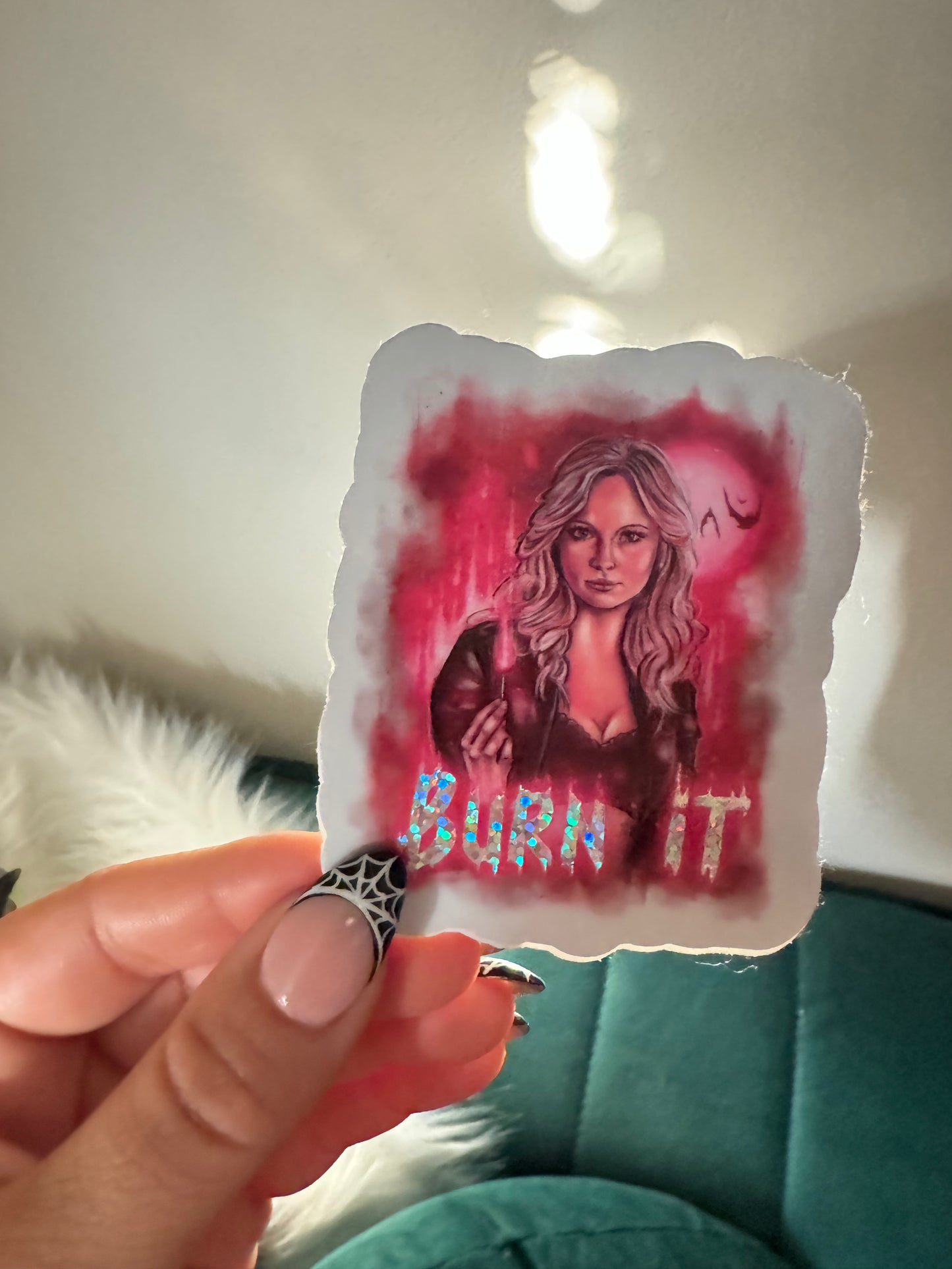Burn It Sticker