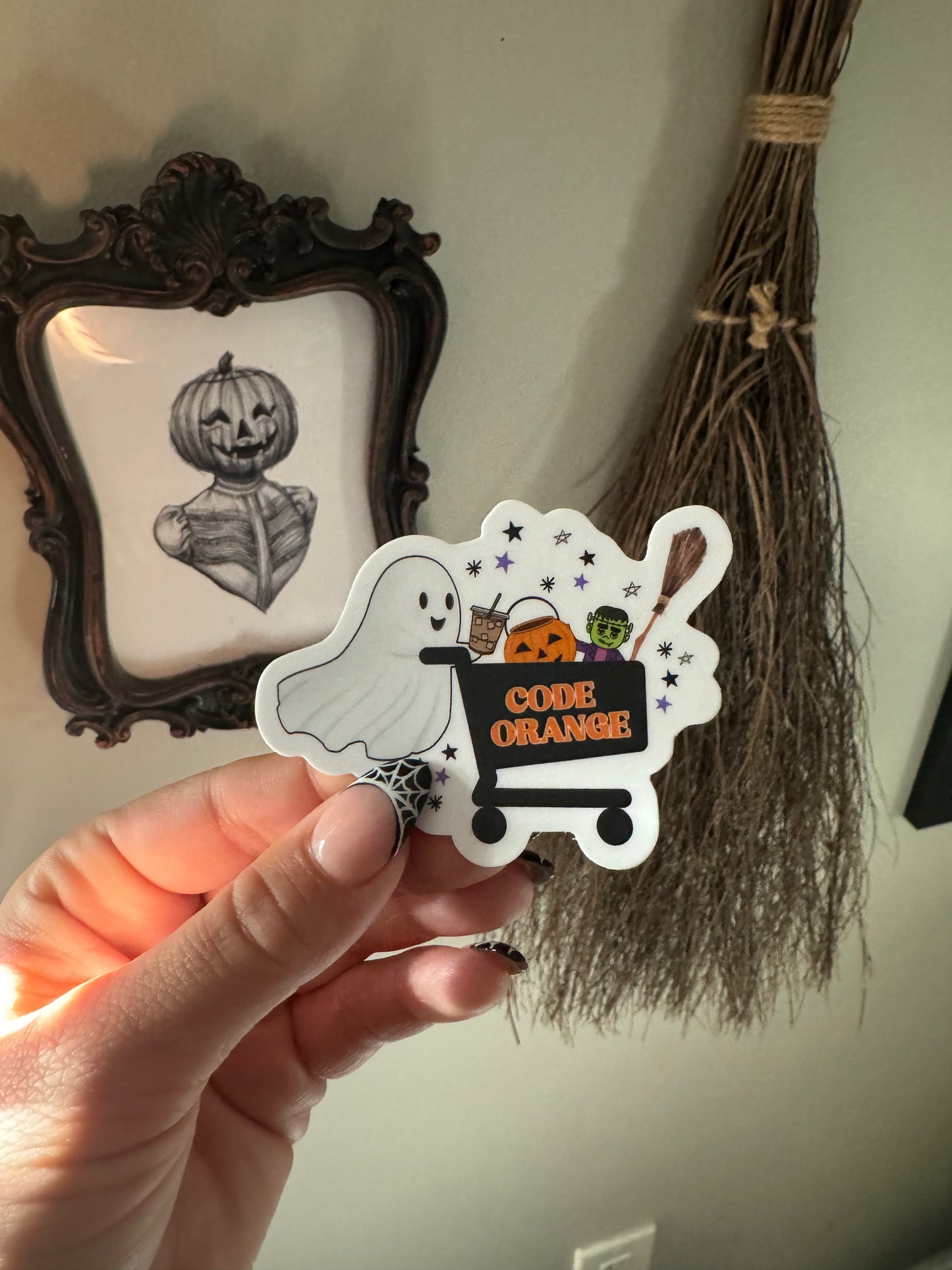 Code Orange Sticker
