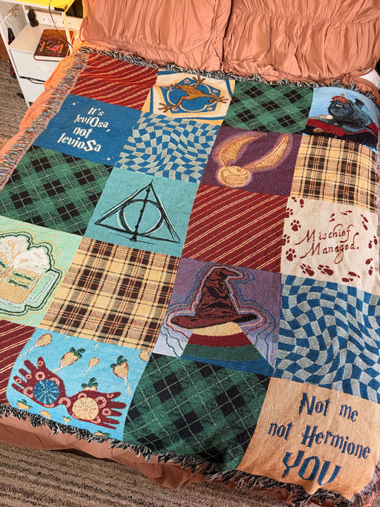 Wizarding Woven Blanket