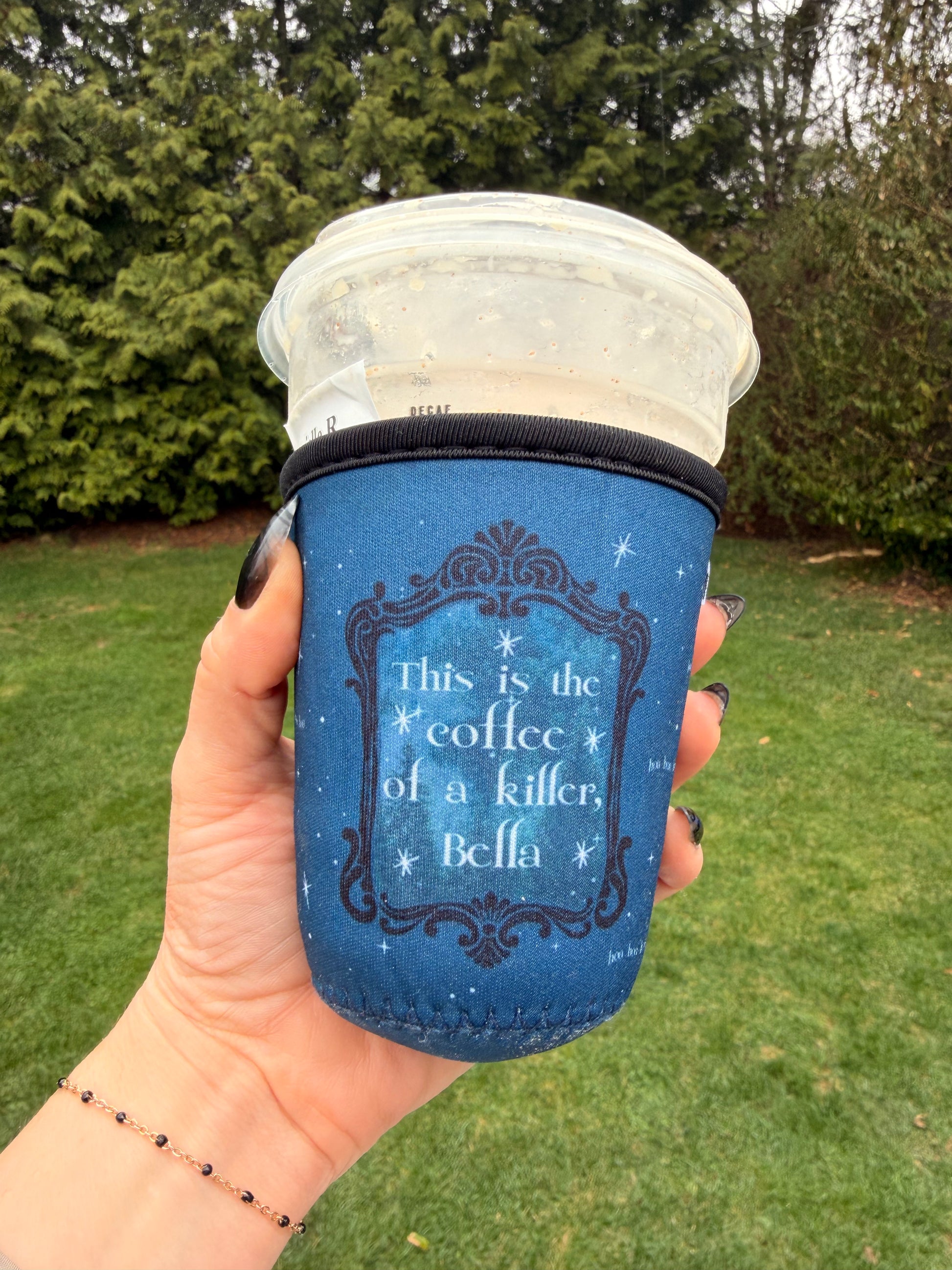 This is the coffee of a killer, Bella - Coffee sleeve