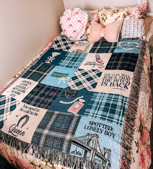Gossip Girl Woven Blanket