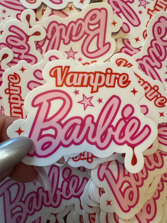 Vamp Barbie Sticker