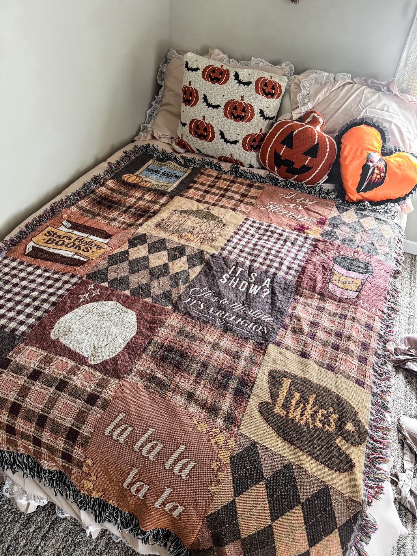 I Am An Autumn Woven Blanket