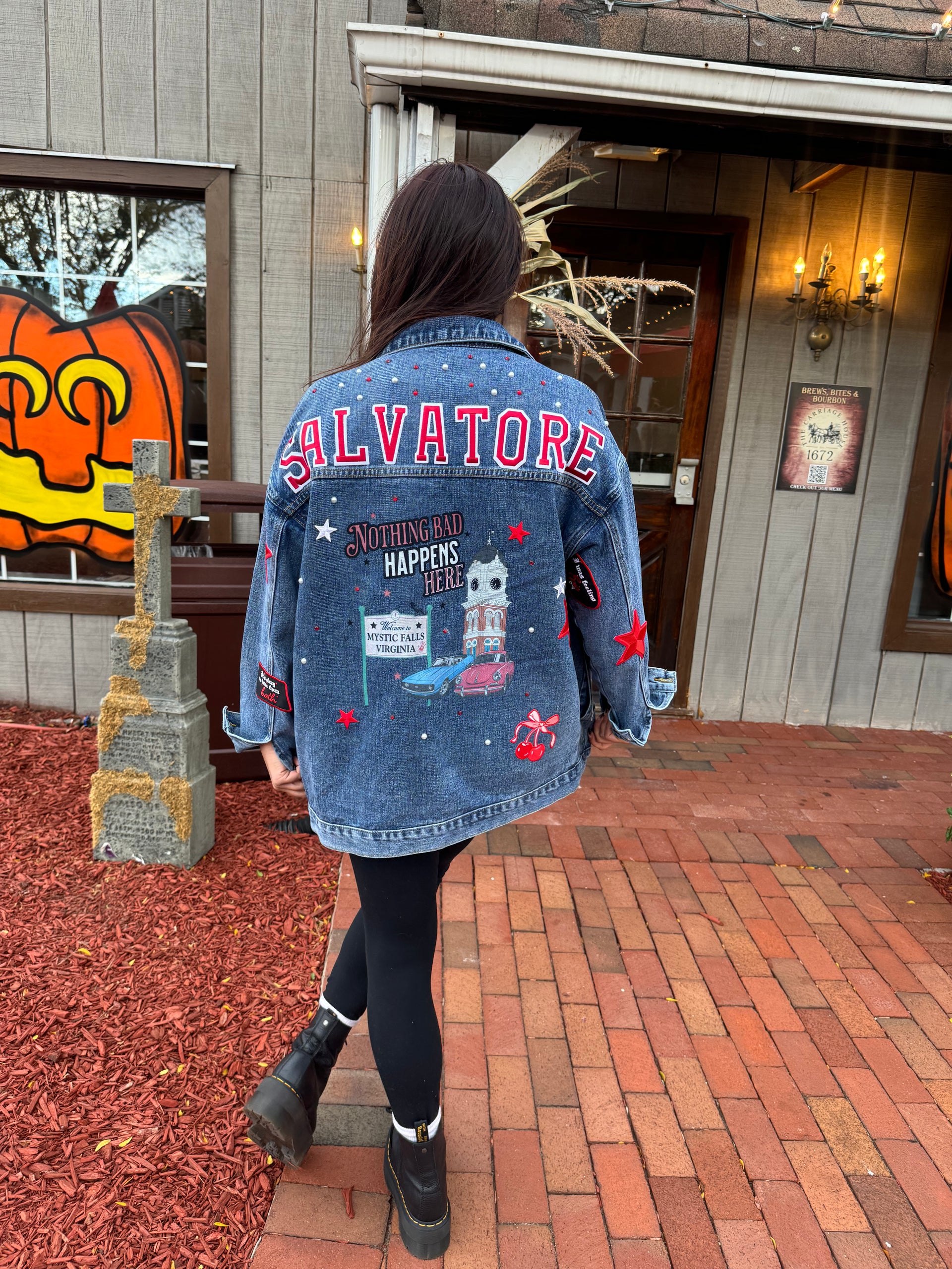 Mystic Falls Denim DIY Jacket – Dee*Charmed
