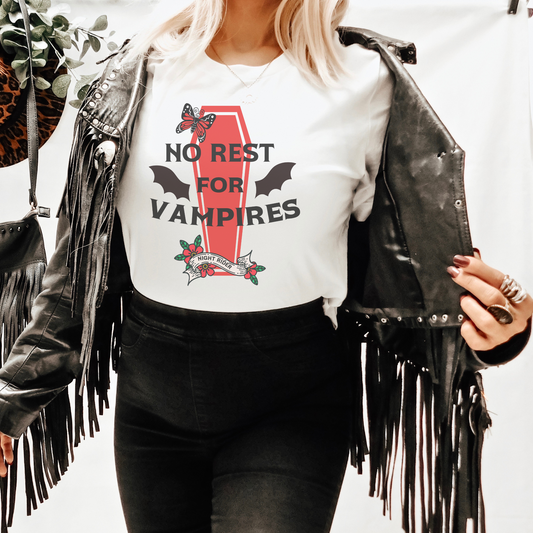 No Rest For Vampires Tshirt